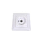 Priza TV simpla, alb, dimensiuni 80x80x35 mm