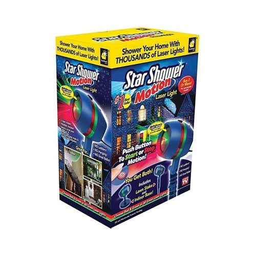 Proiector laser cu efect holografic 3D, Star Shower Laser Magic, 5 Functii lumini , Multicolor