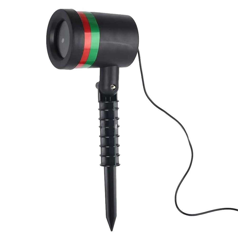 Proiector laser cu jocuri de stelute luminoase, pentru exterior