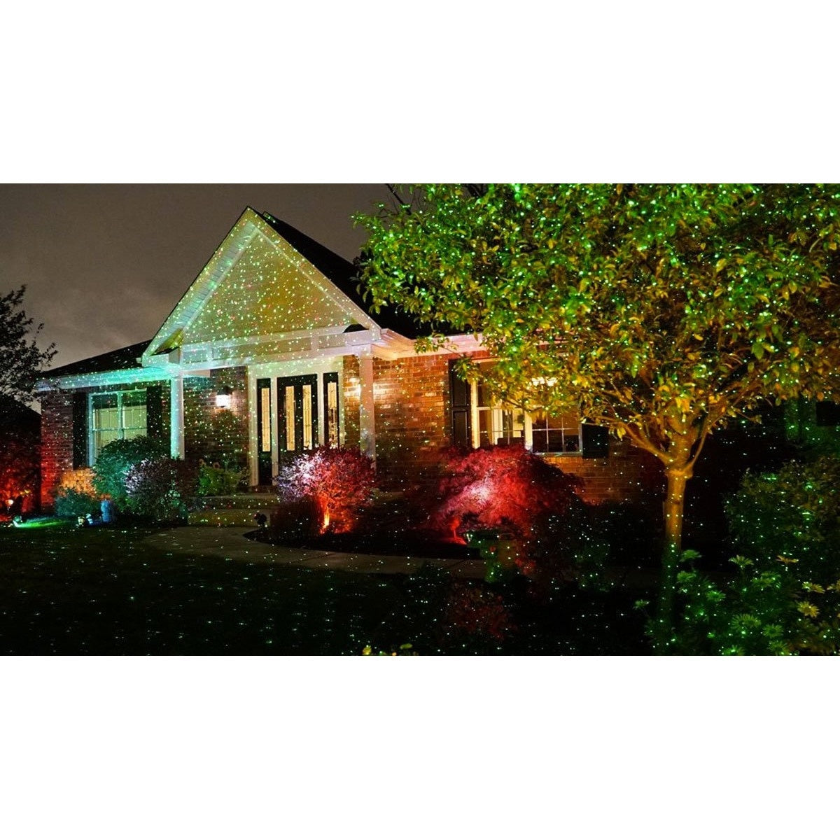 Proiector laser pentru interior sau exterior, puncte rosii si verzi, marca ASHOP