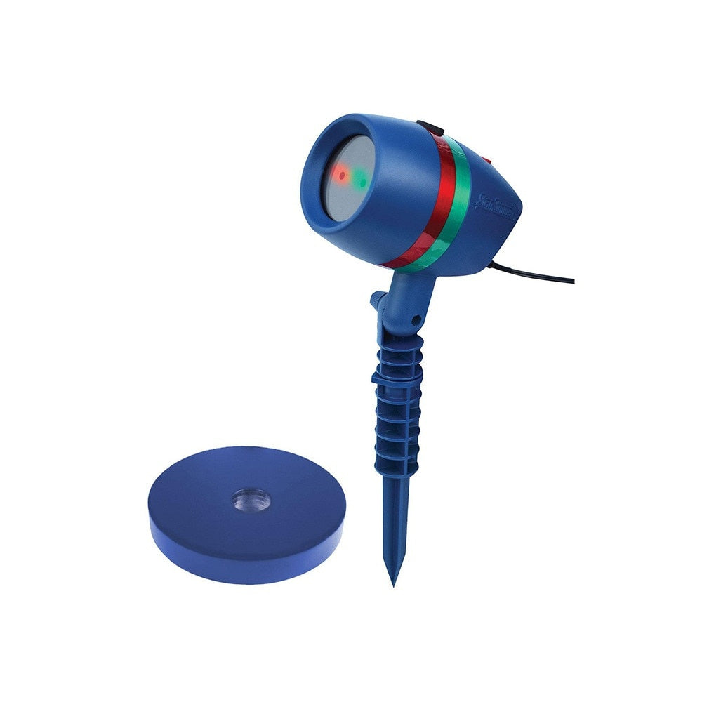 Proiector Laser Star Shower TNS, 8 Seturi de Lumini, Efect 3D Holografic, Casa si Gradina, Static si Miscator, Interior/Exterior, 70-100m2, Albastru