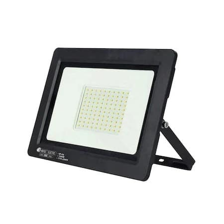 Proiector LED 100W, 11700lm, 6400K, IP65, cu senzor de miscare, negru