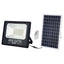 Proiector LED 100W cu panou solar, lumina 6400K, 1500 lm, IP65, telecomanda inclusa