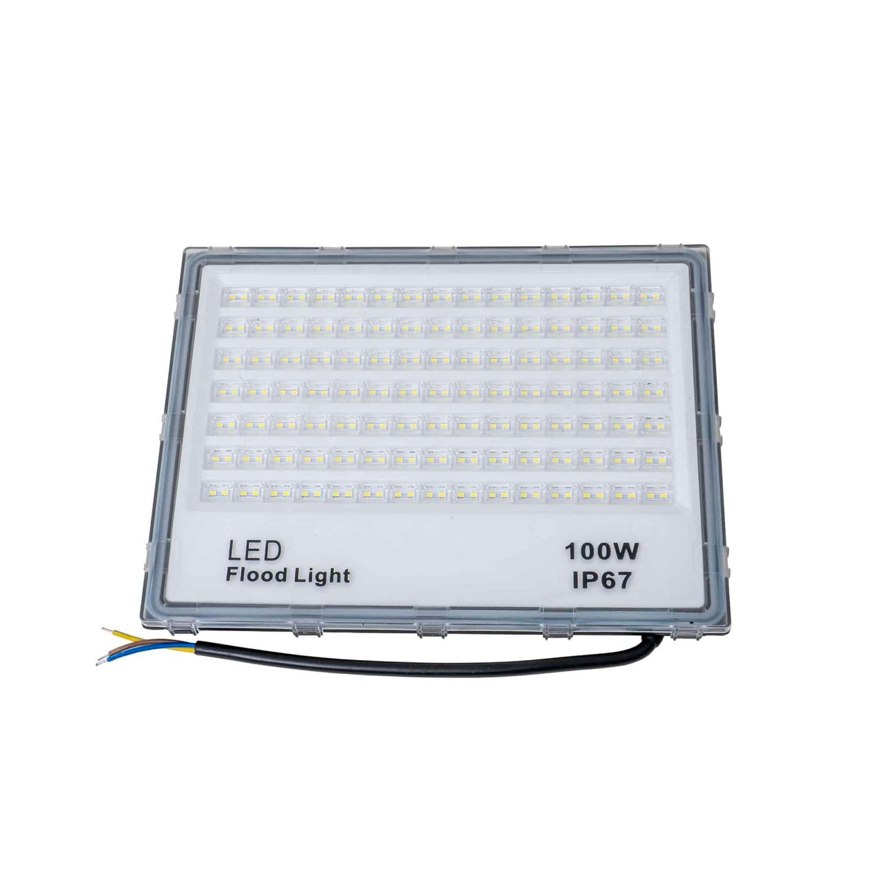 Proiector LED 100W rezistent IP67, dimensiuni compacte 23.5x15x2 cm