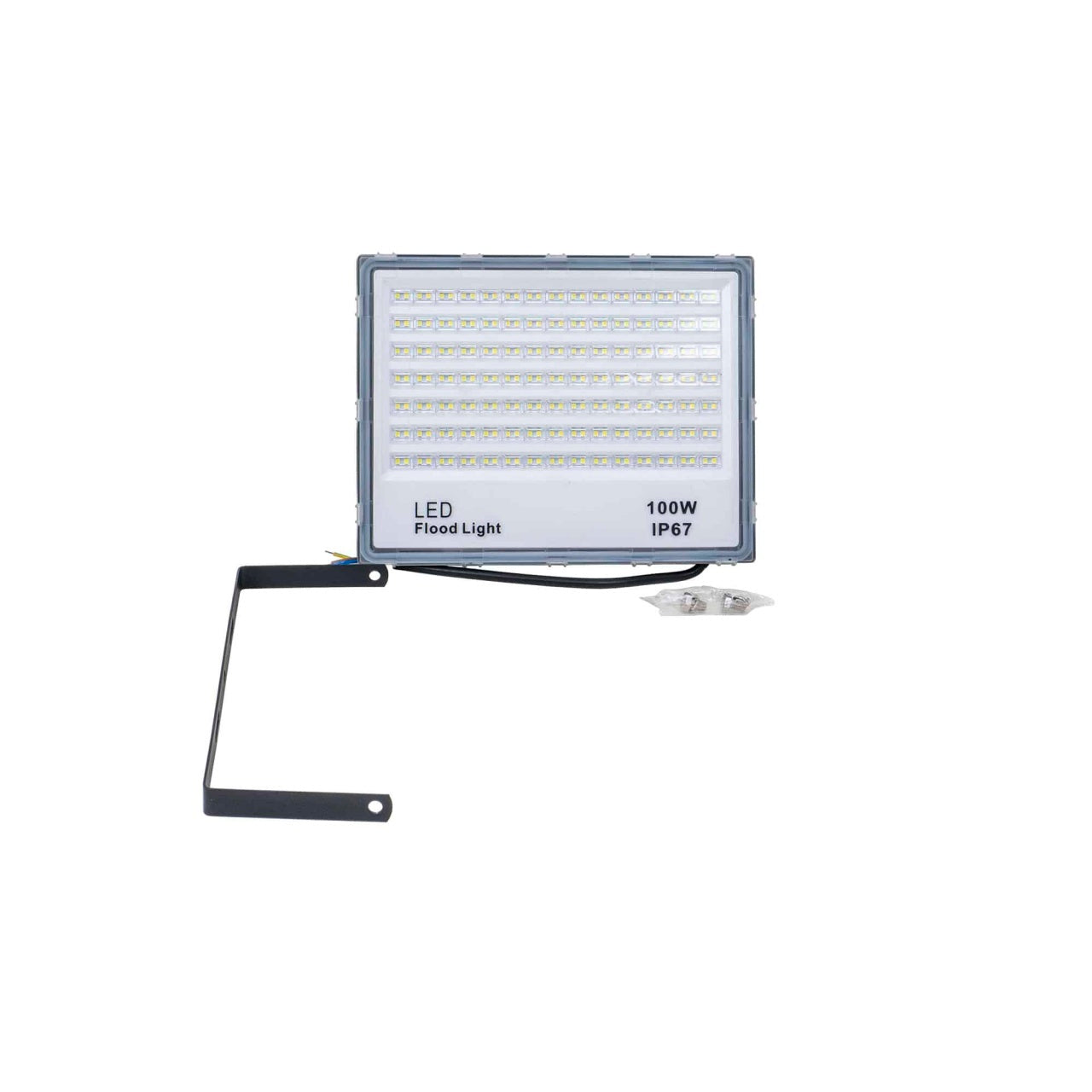 Proiector LED 100W rezistent IP67, dimensiuni compacte 23.5x15x2 cm