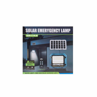 Proiector LED 200W cu incarcare solara, panou separat si telecomanda, IP66