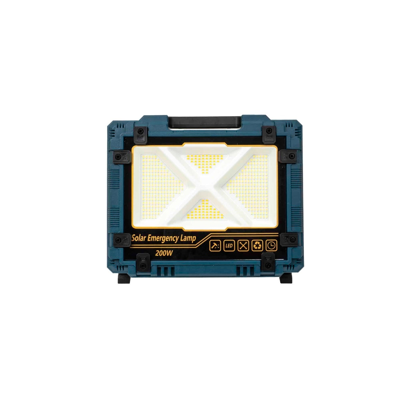 Proiector LED 200W cu incarcare solara si USB, panou solar detasabil