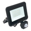 Proiector LED 20W cu senzor de miscare, 2200lm, lumina rece 6400K, IP65