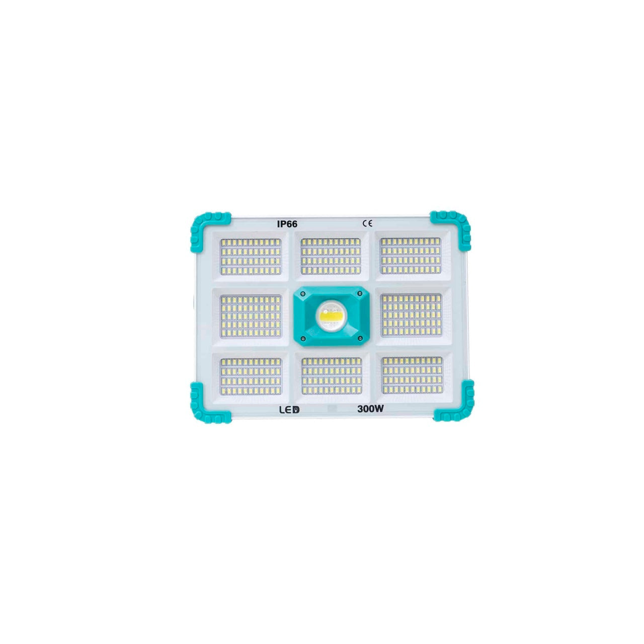 Proiector LED 300W cu incarcare solara si USB, 374 LEDuri, panou incorporabil