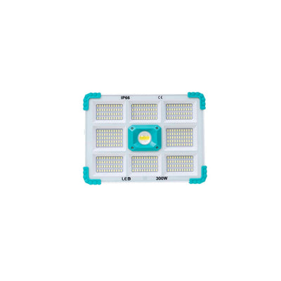 Proiector LED 300W cu incarcare solara si USB, 374 LEDuri, panou incorporabil