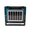 Proiector LED 800W cu incarcare solara si USB, panou detasabil si incorporabil