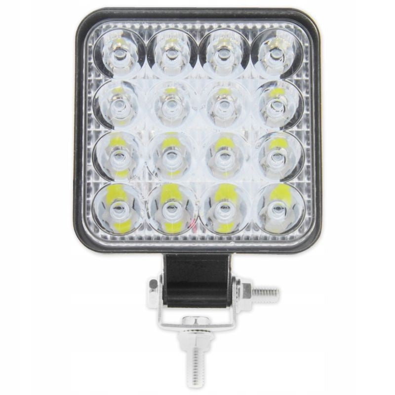 Proiector LED auto offroad 48W, LVT, 16 LED-uri halogen, 10-30V, carcasa aluminiu, IP67