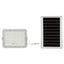 Proiector LED cu incarcare solara, 15W, 1200lm, lumina rece, 6400K, telecomanda, maner de transport, gri