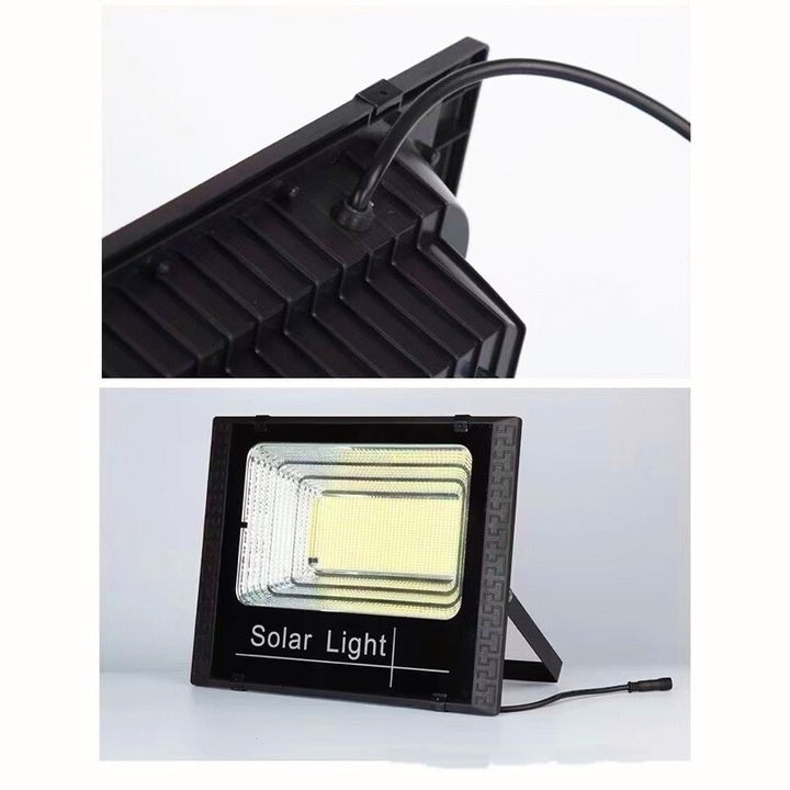 Proiector LED cu incarcare solara, 300 W, panou separat