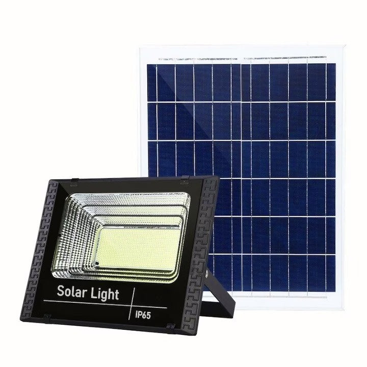 Proiector LED cu incarcare solara, 400 W, panou separat