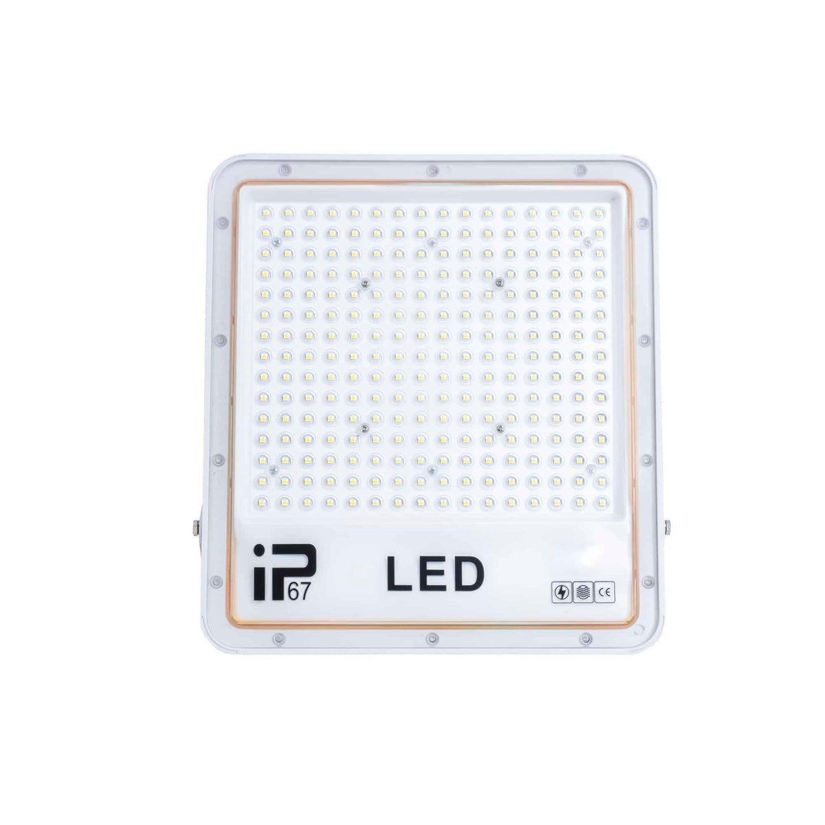 Proiector LED exterior 50W, IP66, culoare alba, rezistent la apa si praf