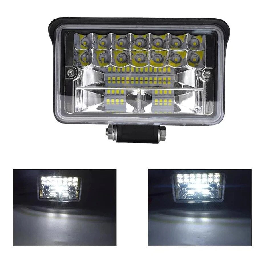 Proiector LED FOXMAG24 cu 2 faze 108w ,12v-24v , alb 6000k