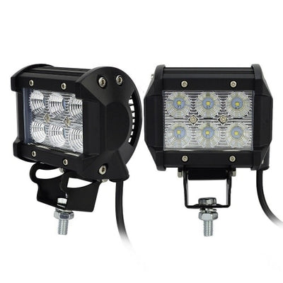 Proiector Led FOXMAG24 Offroad 18W/12V-24V 1530 Lumeni 4″/10 cm, 6 leduri