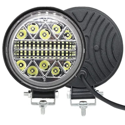 Proiector Led off road, 24V, 126W, temperatura culoare 6000K, material aluminiu, negru