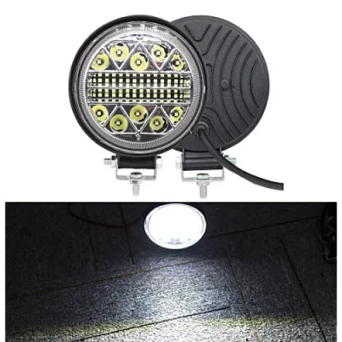 Proiector Led off road, 24V, 126W, temperatura culoare 6000K, material aluminiu, negru