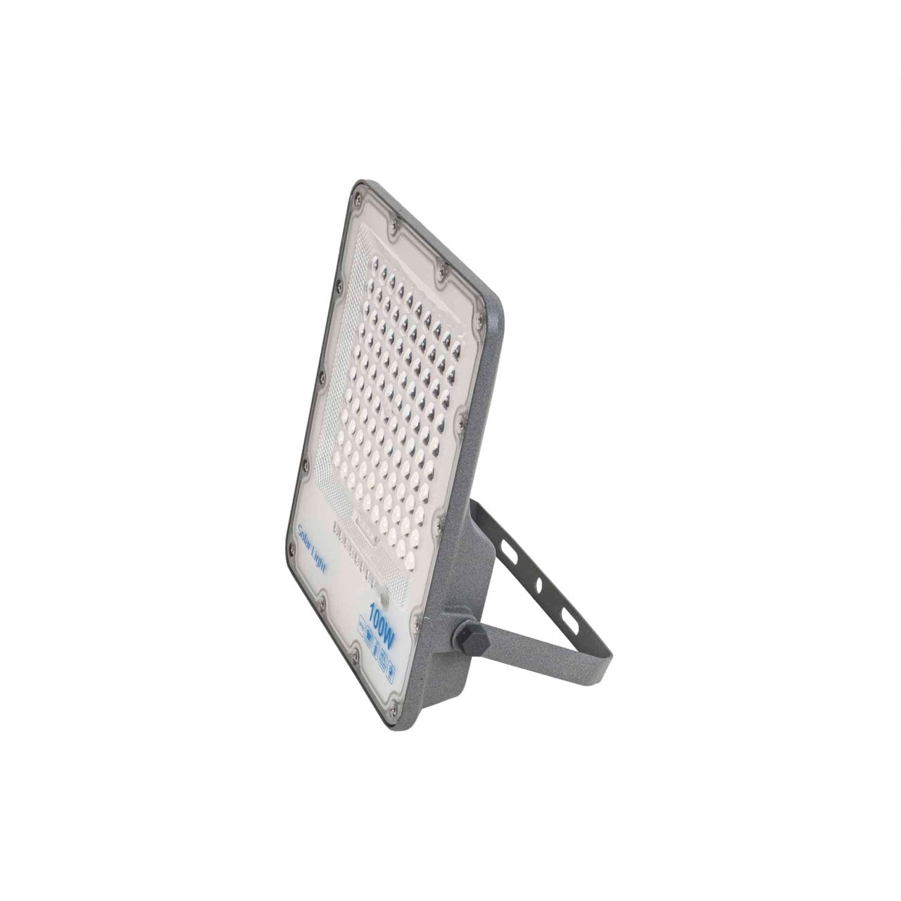 Proiector LED solar 100W cu panou separat si telecomanda, rezistent IP66