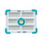 Proiector LED solar 200W cu 280 LED-uri, telecomanda, IP66, acumulator 6000mAh