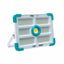 Proiector LED solar 200W cu 280 LED-uri, telecomanda, IP66, acumulator 6000mAh