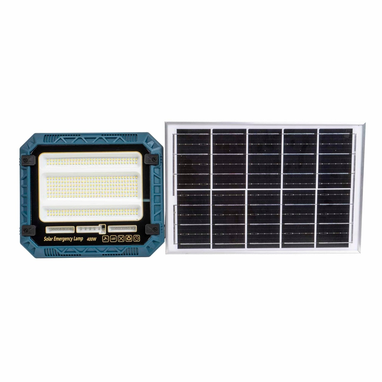 Proiector led solar 400W cu panou separat si telecomanda, rezistent IP66