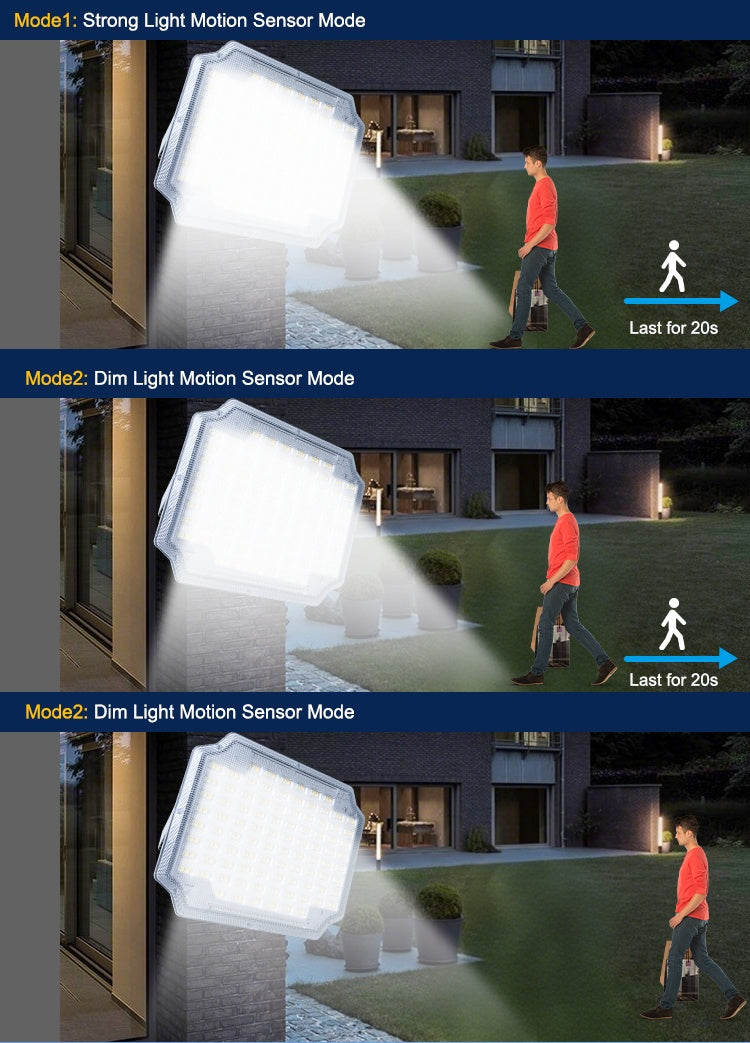 Proiector lumina solar, portabil, cu maner de transport/agatare, iluminat LED, IP65, 3 tonuri de lumina, gri