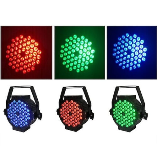 Proiector lumini, FOXMAG24, 54 LED, negru