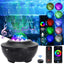 Proiector lumini LED Galaxie stele multicolore, FOXMAG24®, cu telecomanda, port USB si bluetooth pentru muzica, Negru