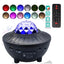 Proiector lumini LED Galaxie stele multicolore, FOXMAG24®, cu telecomanda, port USB si bluetooth pentru muzica, Negru