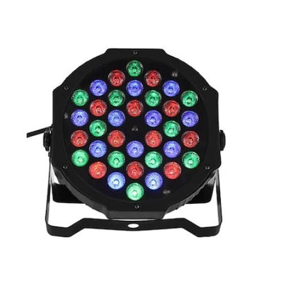 Proiector Par LED FOXMAG24, 36 LED-uri, Diverse Lumini, 110-220V, 50-120W, Design Compact, Usor de folosit, Modern, Negru