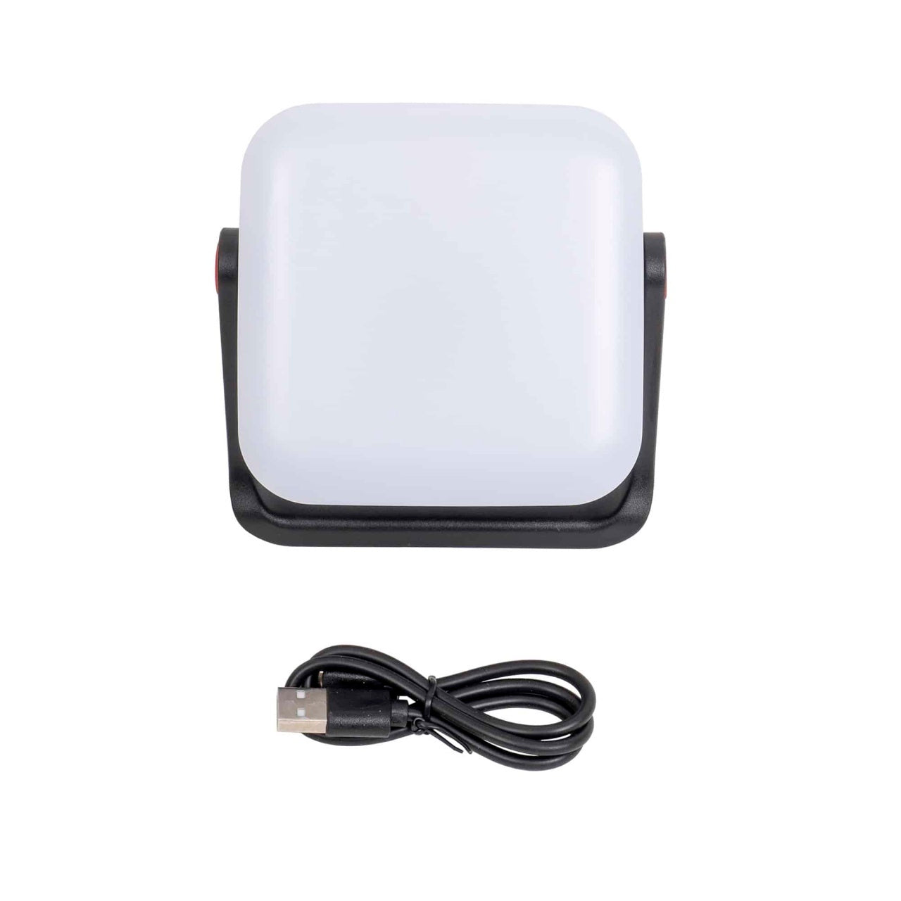 Proiector portabil de mana cu incarcare USB si 4 moduri de lumina, alb