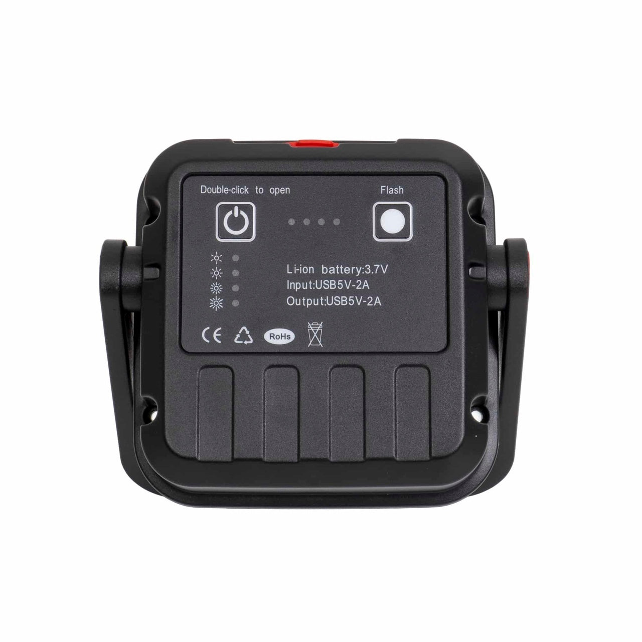 Proiector portabil de mana cu incarcare USB si 4 moduri de lumina, alb