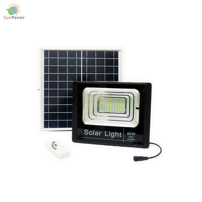 Proiector solar 100 LED IP67 60W 4800lm cu telecomanda