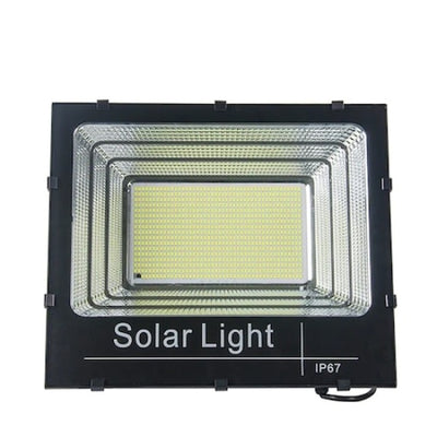 Proiector solar FOXMAG24, 300W, lumina rece, rezistenta la apa, cu telecomanda, 780 LED-uri, negru