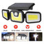 Proiector solar FOXMAG24® triplu Led, 30W