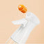 Pulverizator sticla pentru ulei, cu 2 duze, capacitate 230 ml, dimensiuni 22 x 6 cm, din sticla si plastic, alb