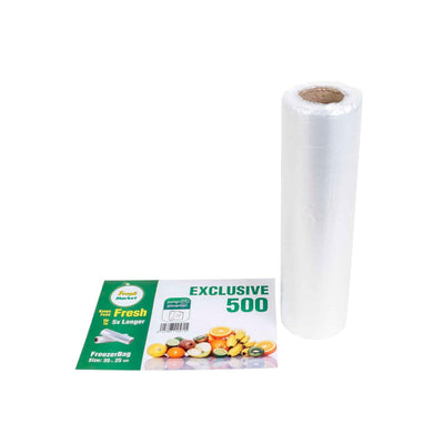 Pungi alimentare 35x25 cm, set 500 bucati pentru depozitare alimente