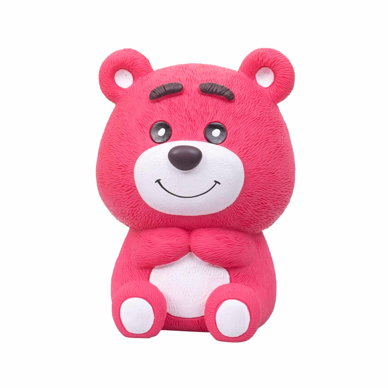 Pusculita copii din plastic, model ursulet, inaltime 18 cm