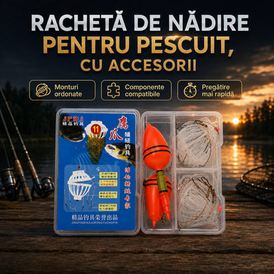 Rachetă de Nădire pentru Pescuit, cu Accesorii – imagine principală promoțională