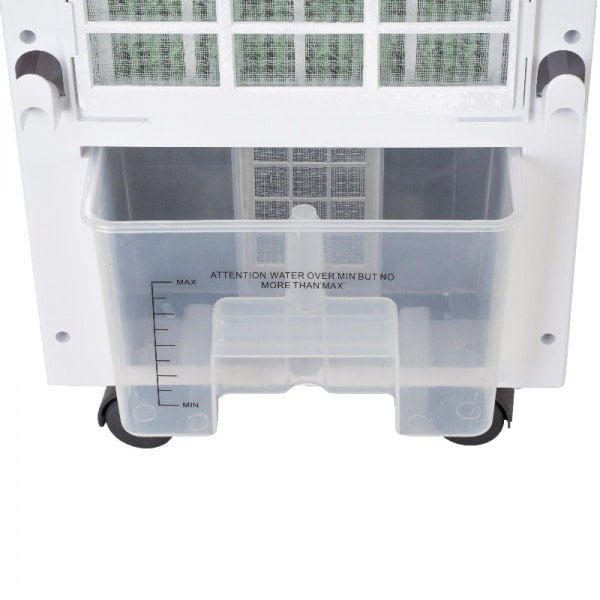 Racitor aer 60W cu telecomanda, 3 viteze, rezervor 8L si timer
