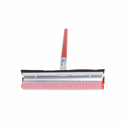 Racleta pentru spalat geamuri cu coada din lemn, 58 cm lungime totala