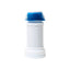 Racord evacuare WC extensibil 50 cm alb-albastru din plastic