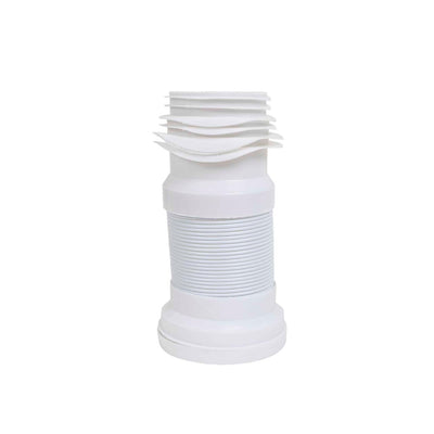 Racord evacuare WC extensibil 50cm alb, teava scurgere din plastic