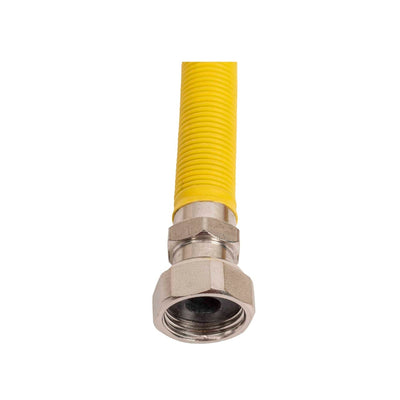 Racord gaz extensibil 50-68 cm, inox, filet 1/2'' FF