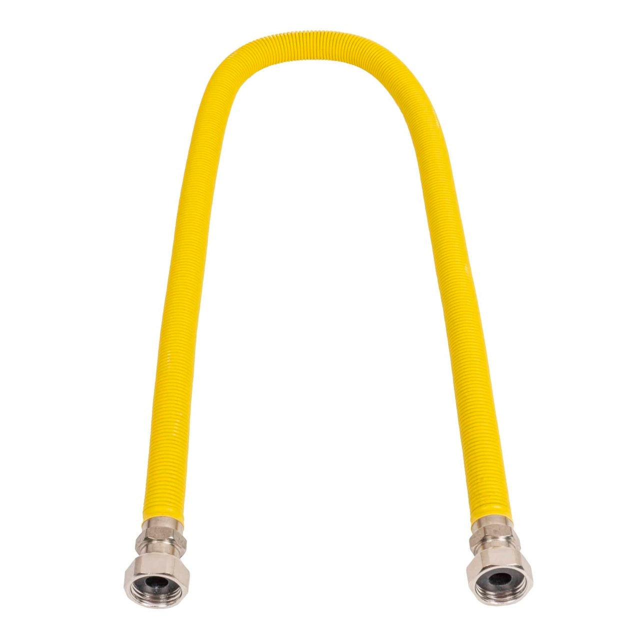 Racord gaz extensibil 80-100 cm, inox, filet 1/2'' FF