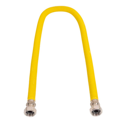 Racord gaz extensibil 80-100 cm, inox, filet 1/2'' FF