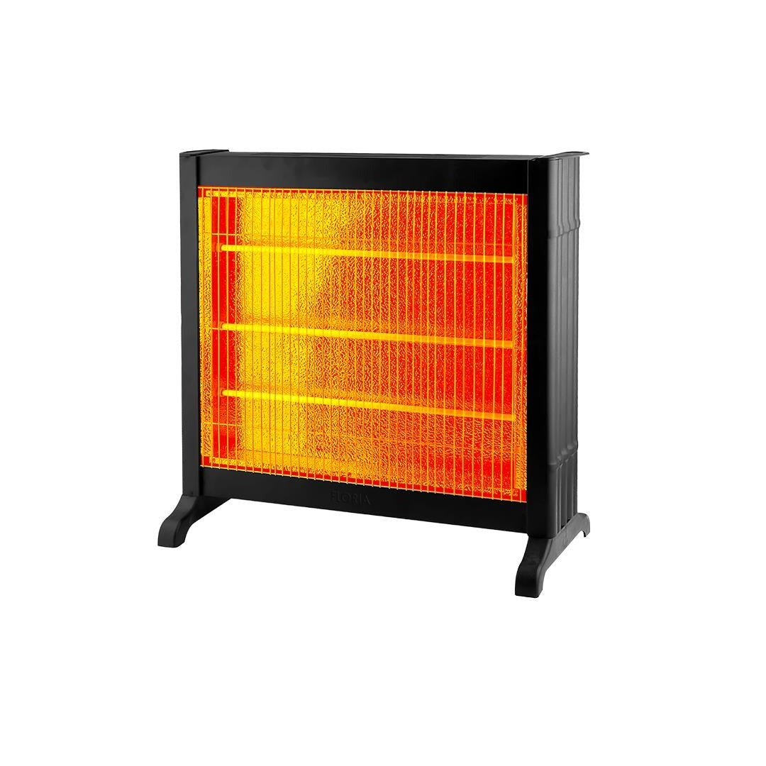 Radiator cu 3 rezistente quartz si termostat reglabil, 2100W putere maxima